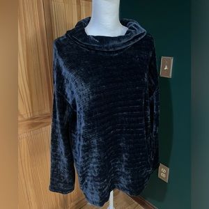 J. Jill Velvour Cowl Neck Chenille Sweater